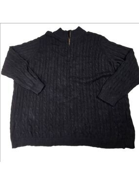 Woman Within Black Knit Sweater Size 4X